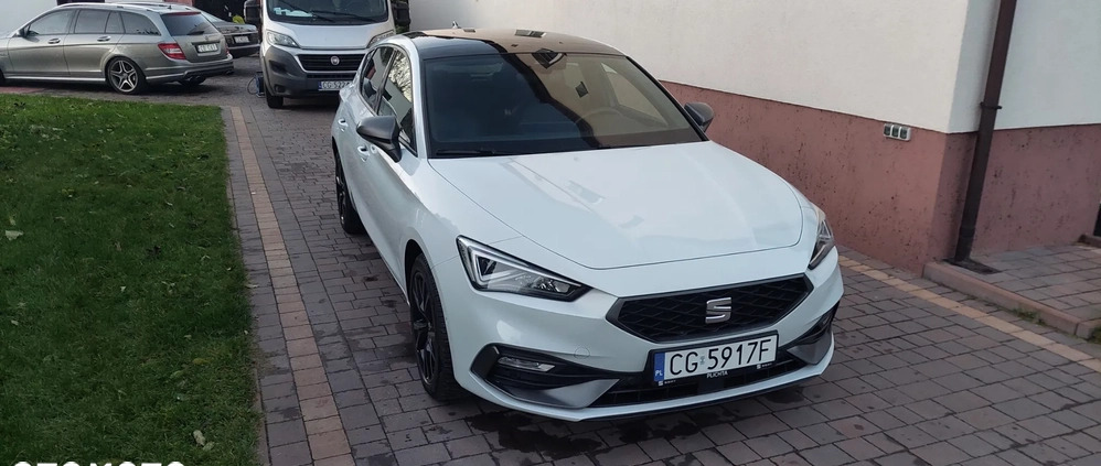 Seat Leon cena 106000 przebieg: 21000, rok produkcji 2020 z Grudziądz małe 191